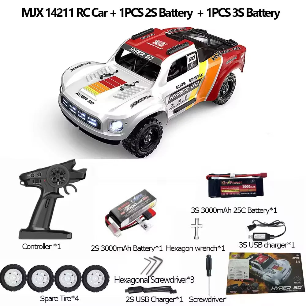BEYONDSKY MJX Hyper Go 14211 4WD RC Racing Car Toy