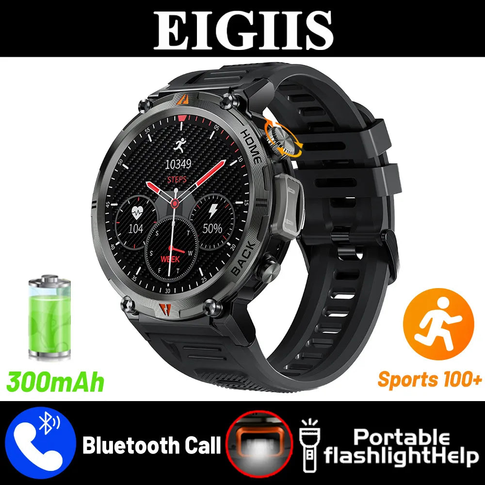 EIGIIS KE3 Bluetooth Call Smartwatch For Men With Touch Screen