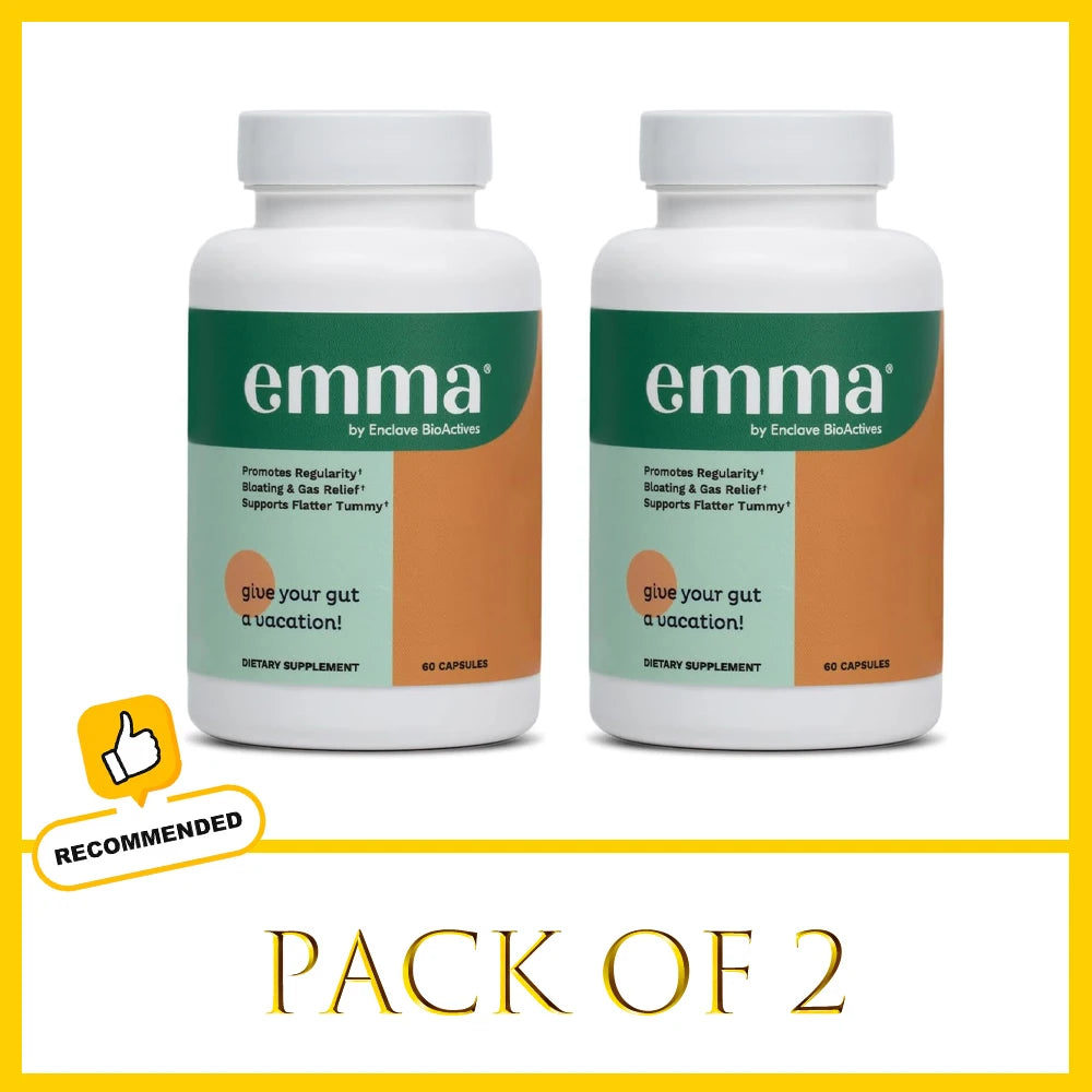 Gut Health & Colon Cleanse Supplement - Relief from Gas and Bloating, Repairs Leaky Gut with Magnesium, Berberine, Vitamin D