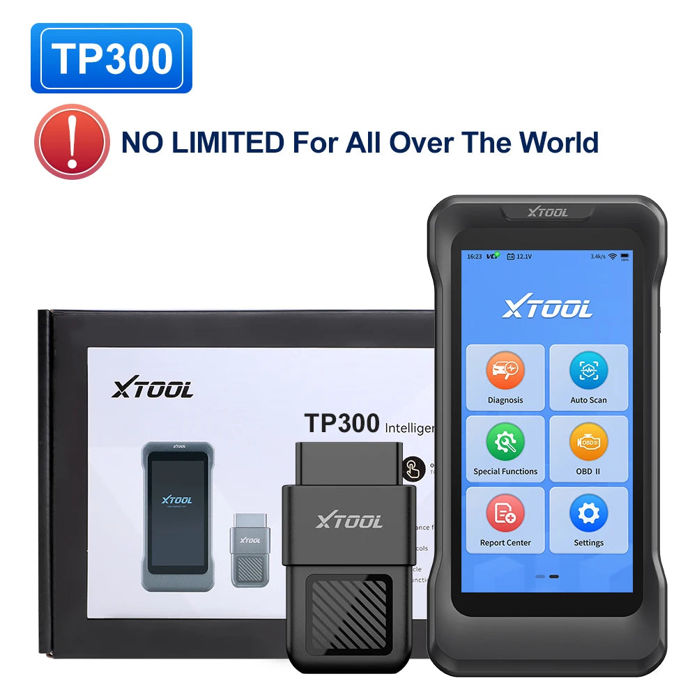 XTOOL TP300 TPMS Programming Scanner TPMS System Health Check 5 System Automotive Diagnostic Tools 8 Resets Lifetime Free Update