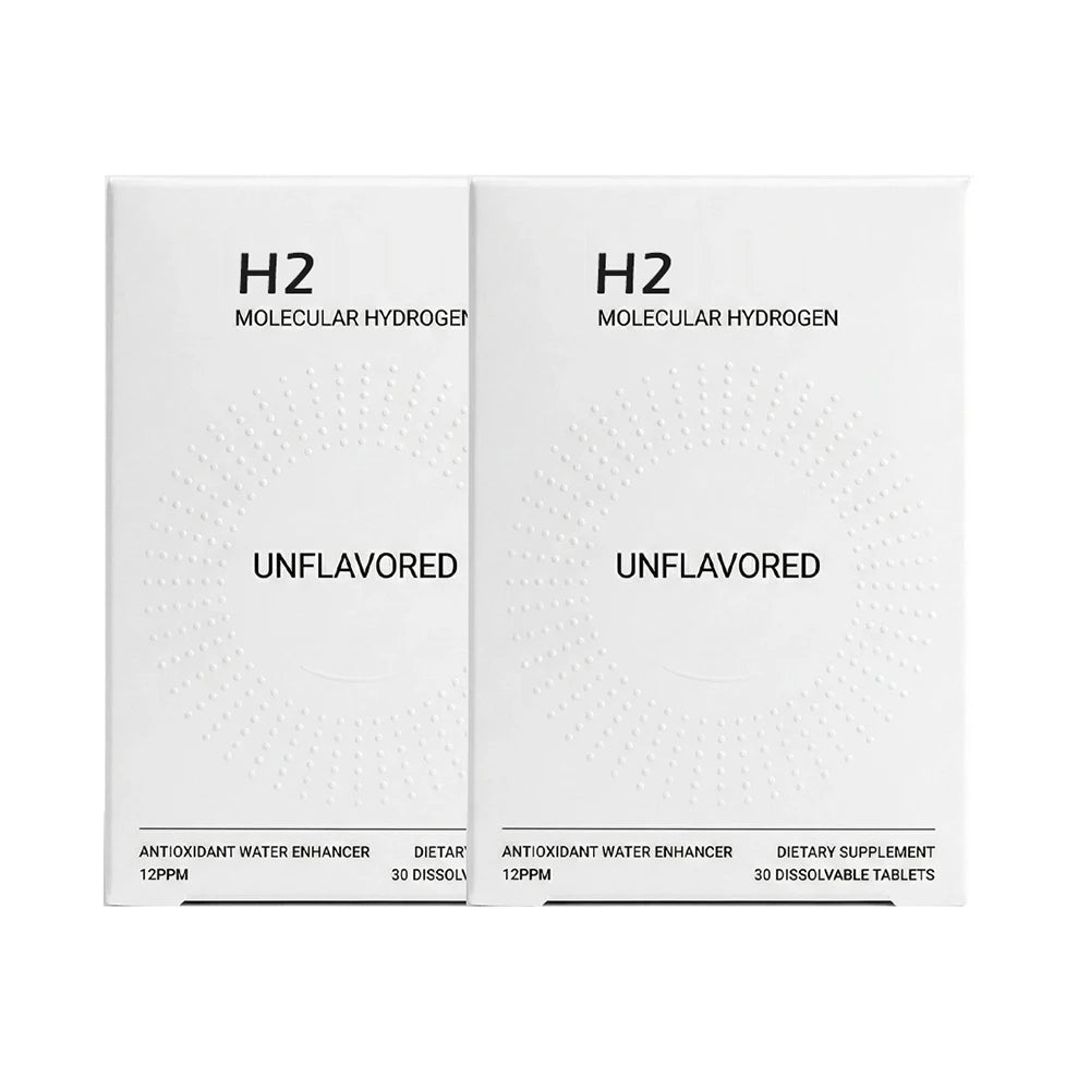Molecular H2 Hydrogen Water Tablets with Magnesium, 12PPM Hydrogen Tablets Support Cellular Health, Recovery, Cognitive Function
