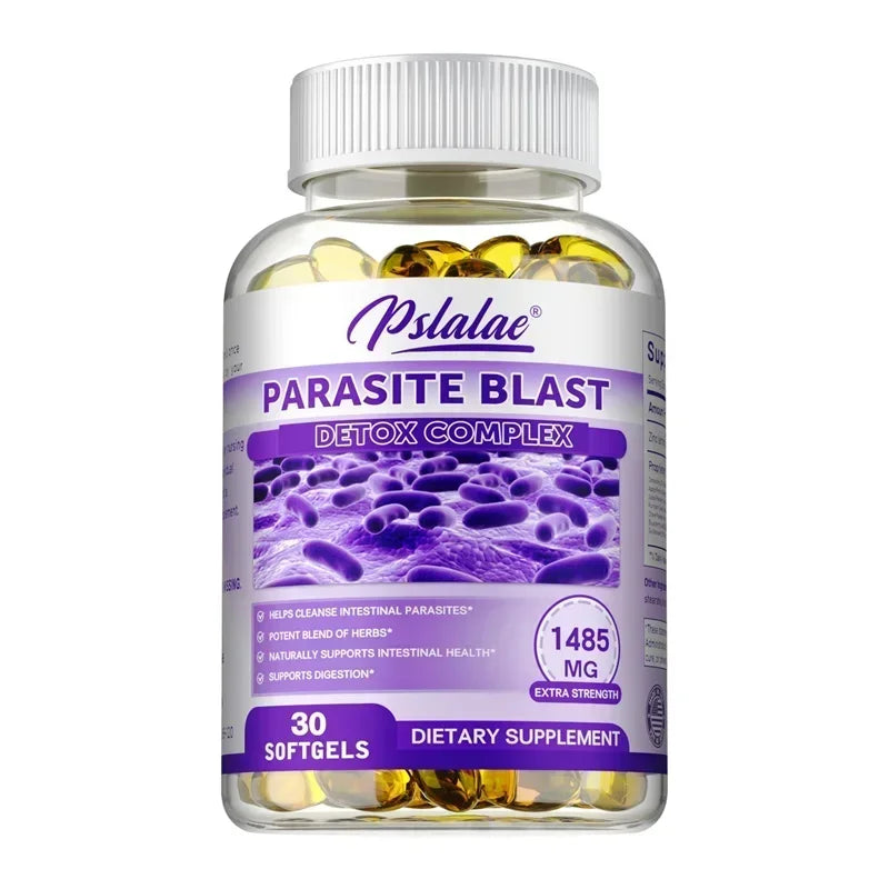 Parasite Blast Detox Complex - Promote Digestive Health, Eliminate Parasites, Detoxify The Intestines, and Enhance Immunity