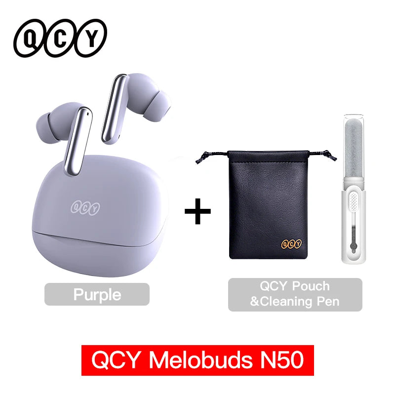 QCY Melobuds N50 ANC Bluetooth Earphones With Multipoint And 6 Mics