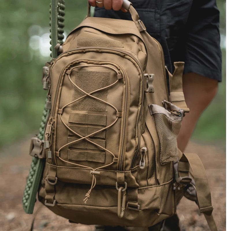 LQARMY Tactical Backpack Outdoor Hiking Rucksack Military Grade