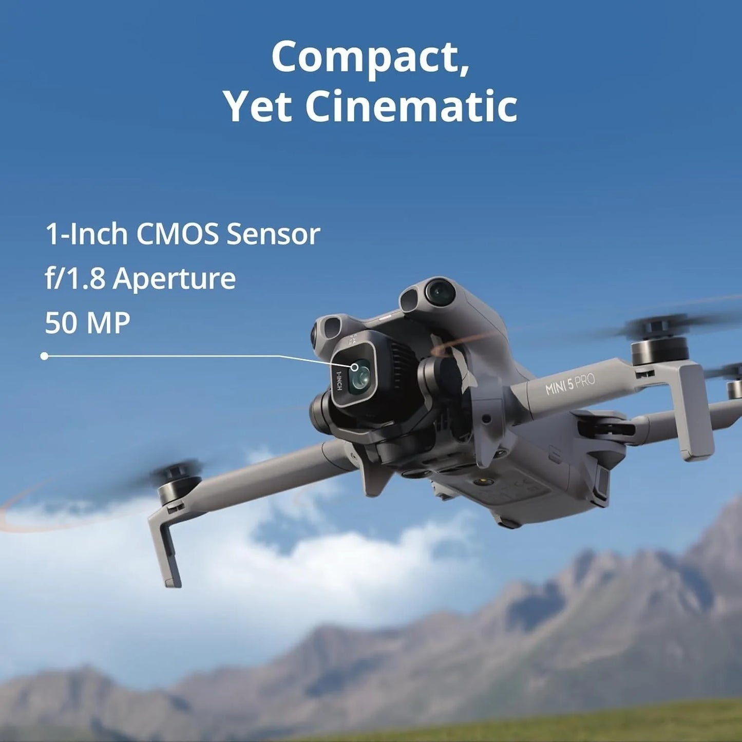 DJI Mini 5 Pro Drone Fly More Combo With DJI RC 2 4K 1 Inch CMOS