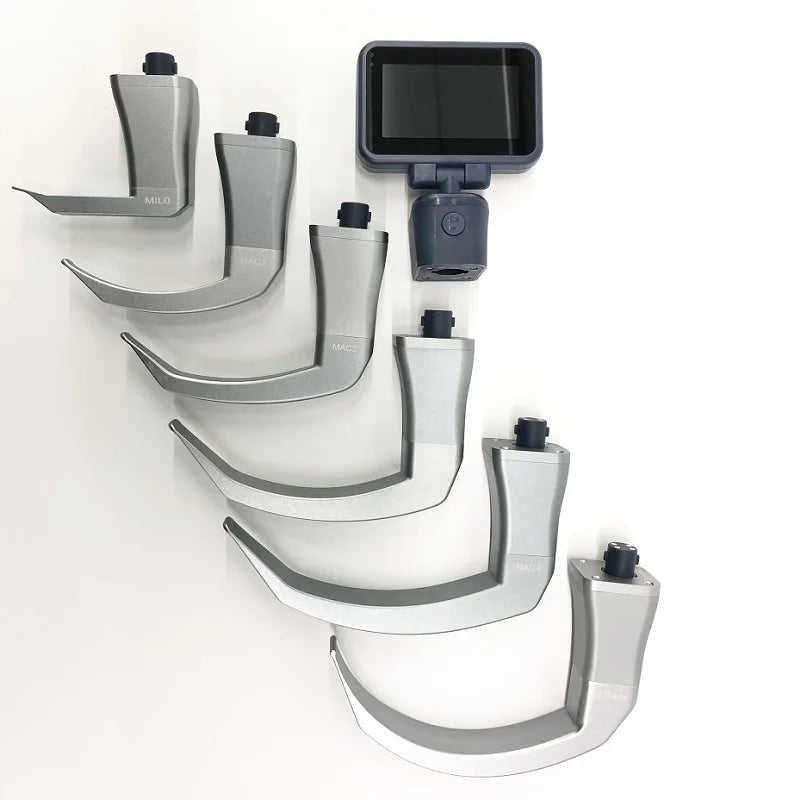 Core-Ray HD Touch Screen Anesthesia Video Laryngoscope With Six Blade Options
