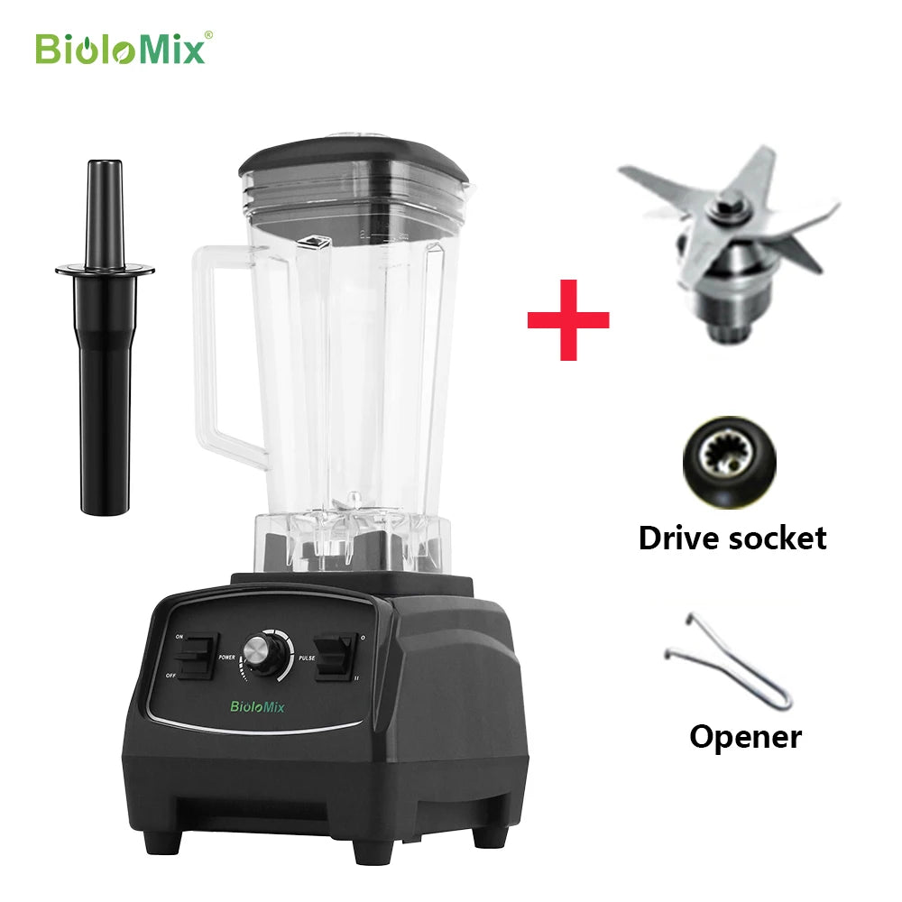 Biolomix BPA Free 2200W Heavy Duty Blender Mixer Juicer Food Processor