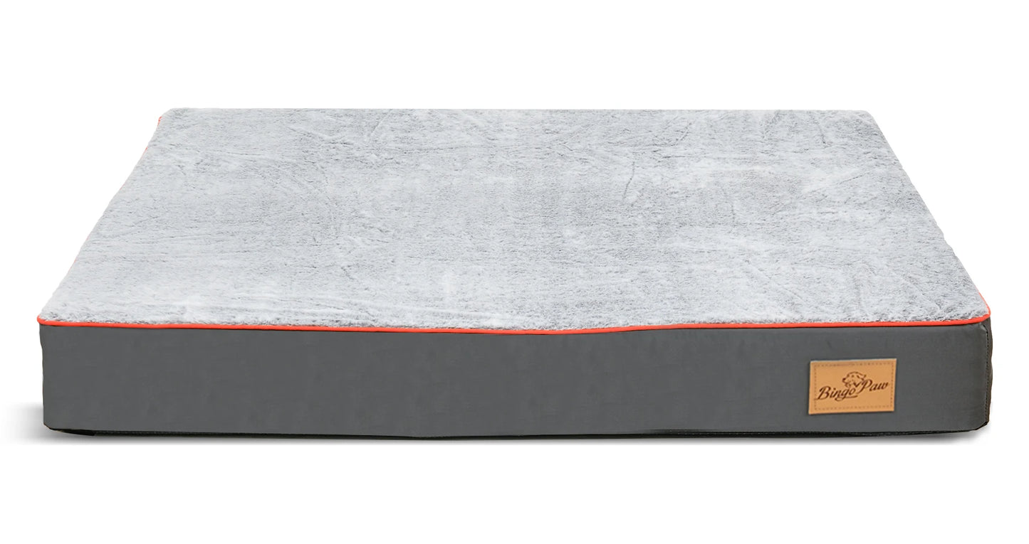 BINGOPAW Orthopedic Memory Foam Dog Bed Waterproof Non-Skid Bottom