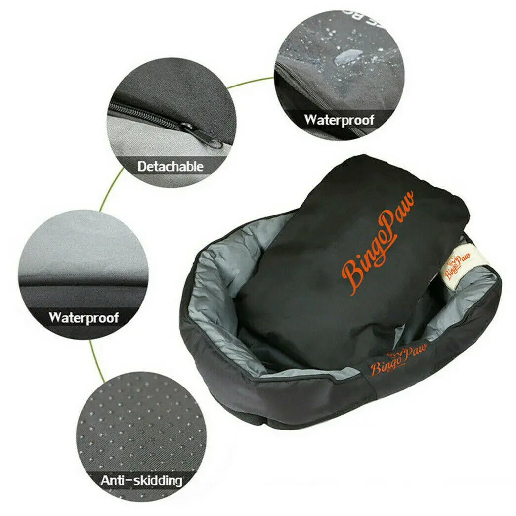BINGOPAW Waterproof Orthopedic Dog Bed Washable Cushion