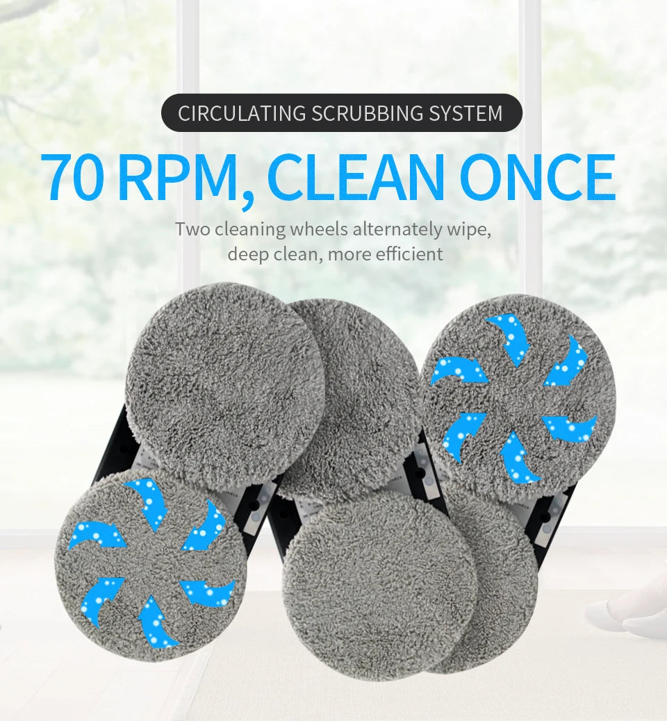 PuRuikai PRK N361 Ultra Thin Window Cleaning Robot Vacuum