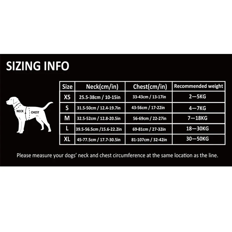 TRUELOVE Reflective Nylon Dog Harness No Pull Adjustable All Breeds