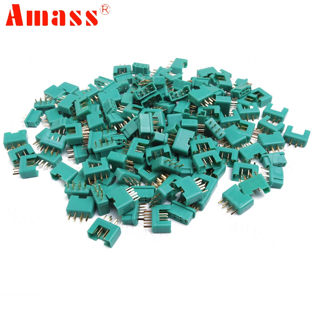 5pair/lot Amass MPX Male Female 6-pin Plug Connector Gold Plating For RC Model Part Airplane Plane Drone Toys DIY Parts