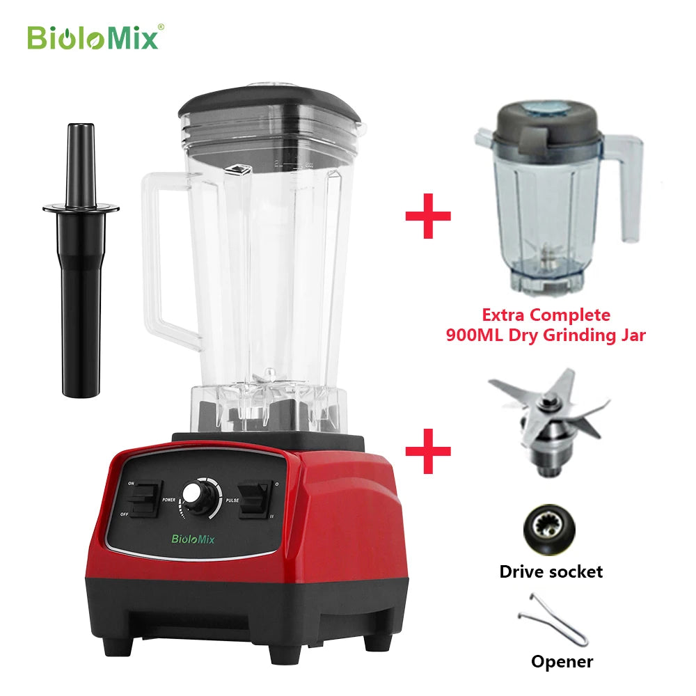 Biolomix BPA Free 2200W Heavy Duty Blender Mixer Juicer Food Processor
