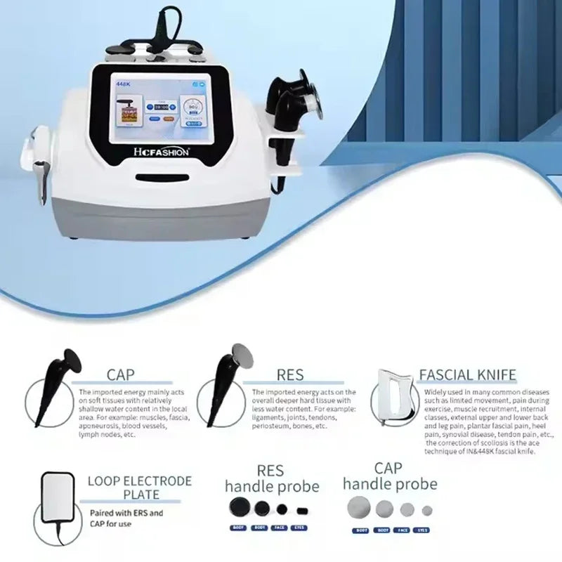 2026 INDIBA Spain Technology Face Care Devices 448K Tecar Cavitation Body Care RET CET RF Slim Machine for Loss Health Beauty