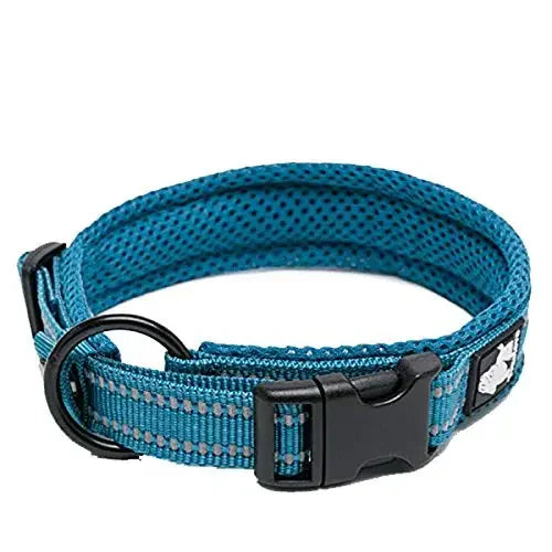 TrueLove Nylon Pet Collar Adjustable Padded Reflective Heavy Duty Training