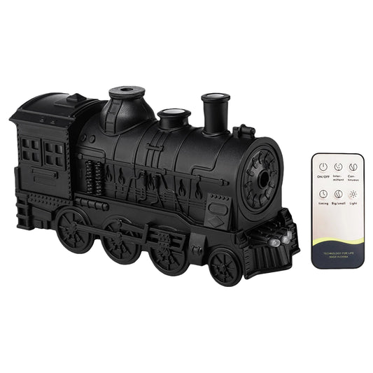 Vintage Steam Train Air Diffuser Humidifier Two Color LED And Two Mist Modes