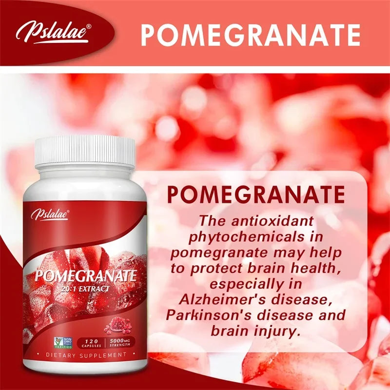 Pomegranate Extract - Strengthens The Immune System, Antioxidant,Supports Cardiovascular Health, for Heart Health Joint Support