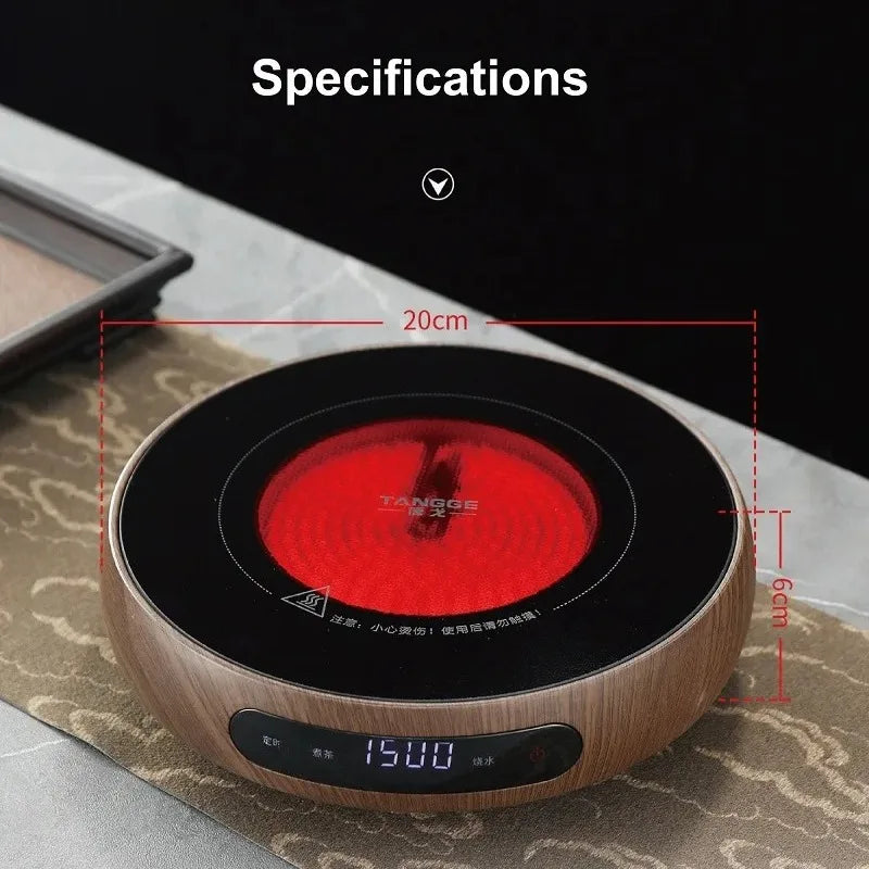 Electric Ceramic Stove Tea Stove 1500W Ultra-thin Mini Household Small Tea Stove Boiling Water Heater Health Tea Brewing Utensil