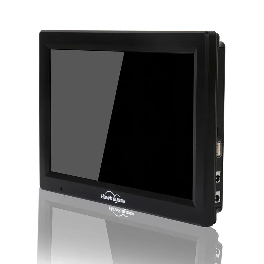 Hawkeye Little Pilot Captain X 10.2" FPV Monitor, Dual 5.8G RX/1000lux/DVR/HDMI, Support X Band & -99db Sensitivity for Drone