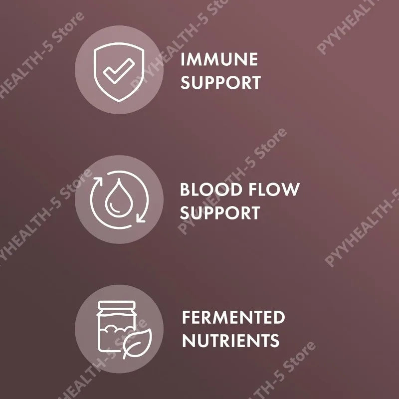 Fermented Black Garlic - Antioxidant Supplement - for Immune, Cellular & Heart Health Support - Includes S-Allyl-Cysteine