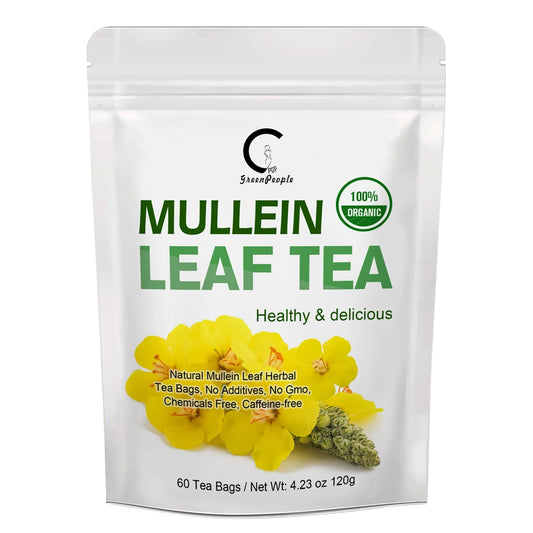 MINCH Herbal Mullein Leaf Drink for Lung Health and Detox