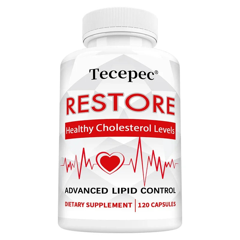 Cholesterol Support Capsules - Grape Seed Extract, Red Yeast Rice & Black pepper, Heart Health, Lipid Metabolism & Liver Care