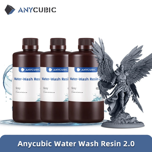 AnyCubic Waterwash Resin 2.0 High Precision Low Odor For LCD 3D Printer