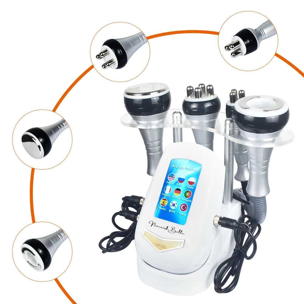Missheart 4 In 1 Cavitation Ultrasonic Body Slimming Machine Beauty Device