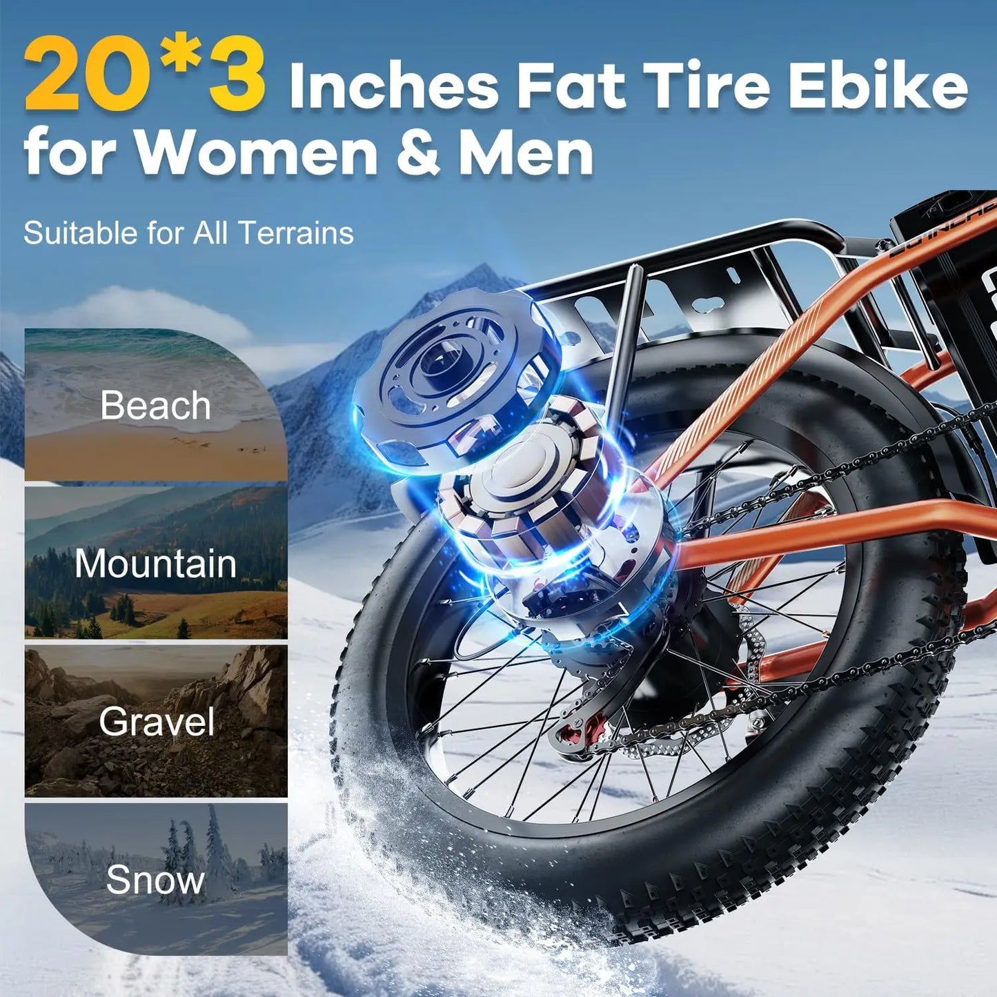 CYBERVELO Mars700 Foldable Electric Bike For Adults