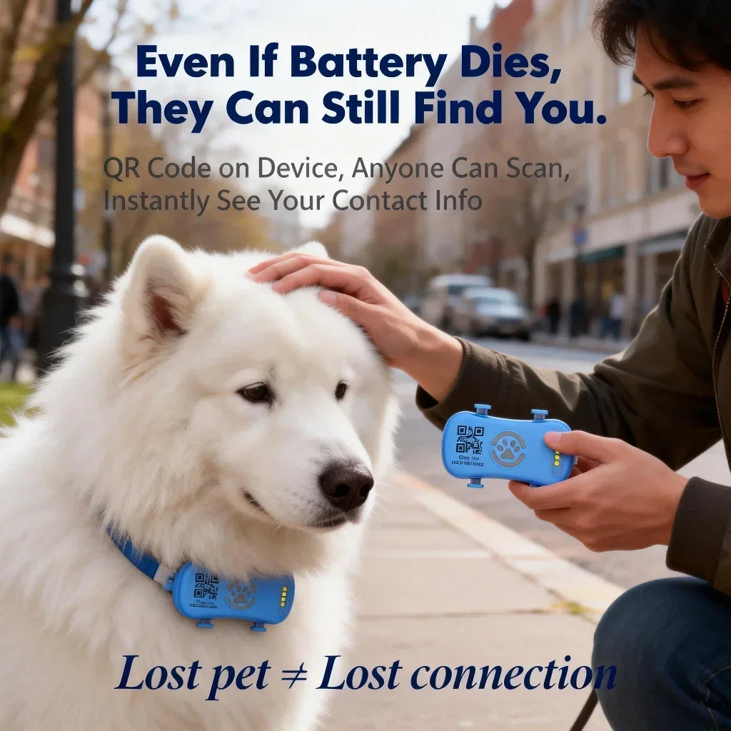 WANWAYTECH GPS Pet Tracker for Dogs Cats with IoT Connectivity
