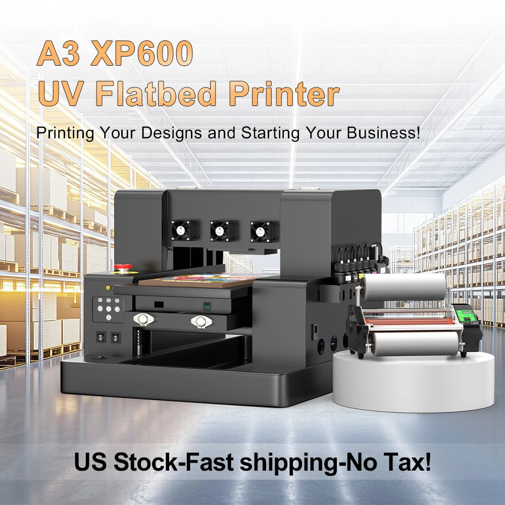 Miflame XP600 UV Flatbed Printer For Metal Wood Acrylic DTF
