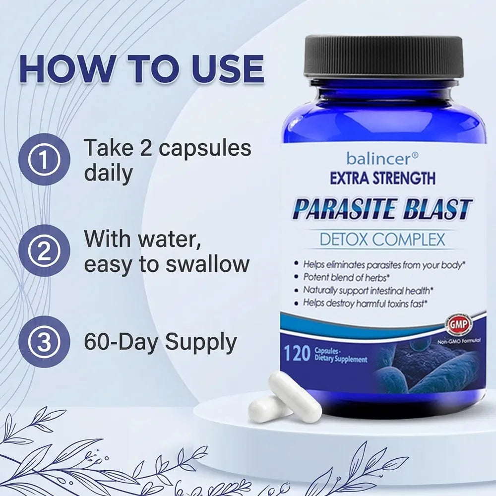 Balincer Colon Cleansing Supplement - Helps Eliminate Parasites, Maintain Gut Health, and Promote Bowel Movements