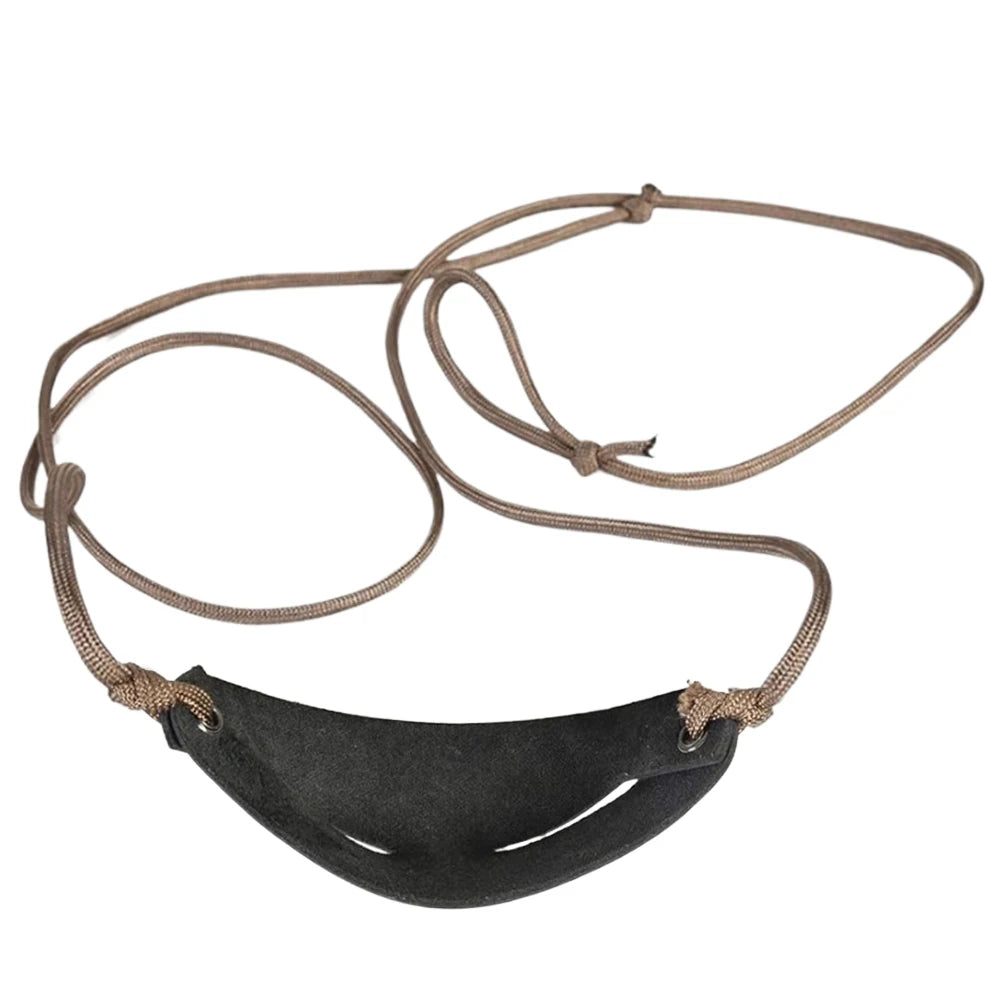 Handmade Leather Shepherd Sling Pouch For Slingshot Outdoor Use