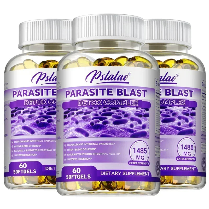 Parasite Blast Detox Complex - Promote Digestive Health, Eliminate Parasites, Detoxify The Intestines, and Enhance Immunity