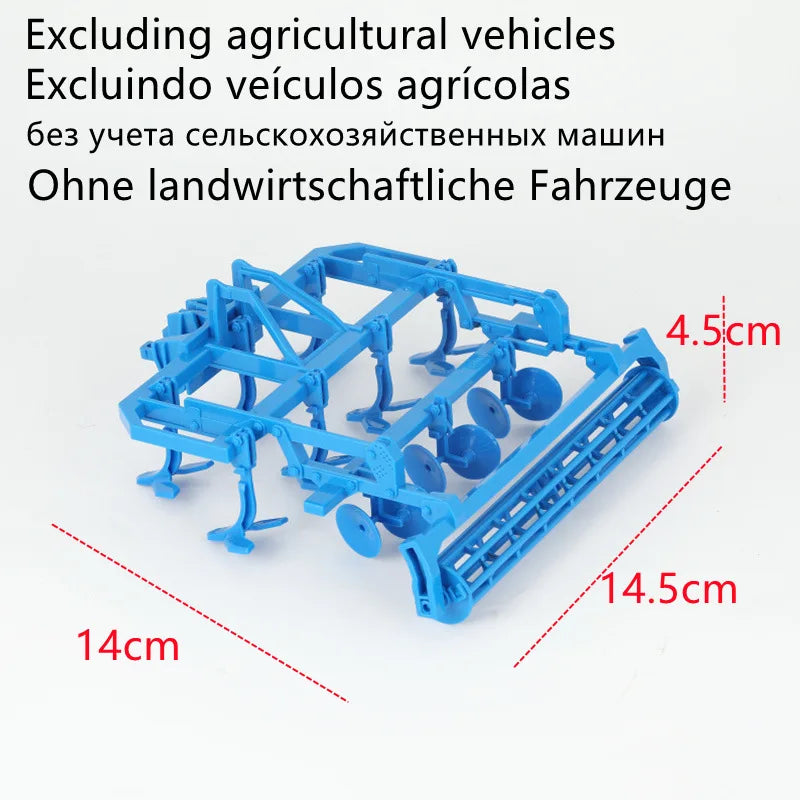 2.4G RC Farm Tractors Car 1/24 Radio Controlled Cars and Trucks with Light Simulated Engineering Truck Model Toys for Children