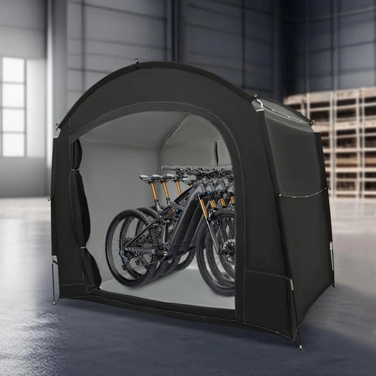 Portable Bike Storage Shelter For 1 To 4 Bikes Waterproof