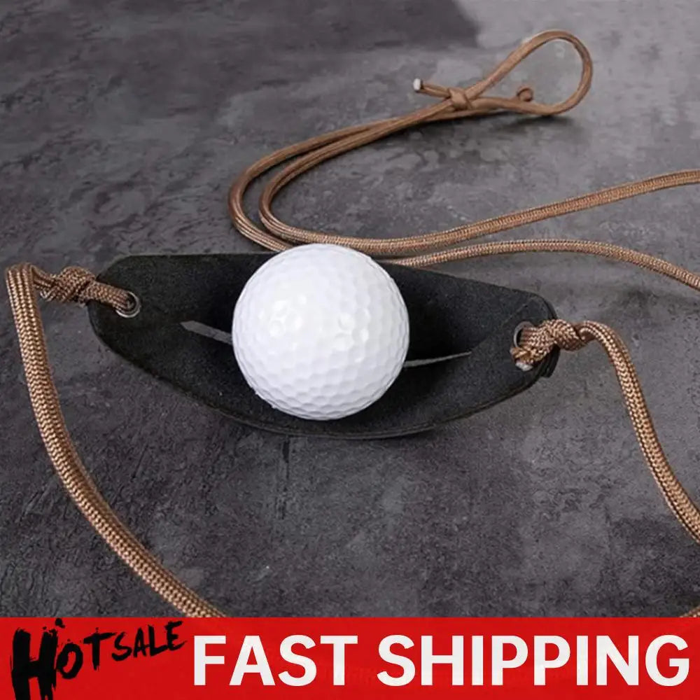 Handmade Leather Shepherd Sling Pouch For Slingshot Outdoor Use