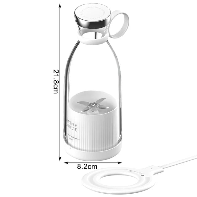 Zoeydam Portable Electric Juicer Blender USB Mini Fruit Extractor