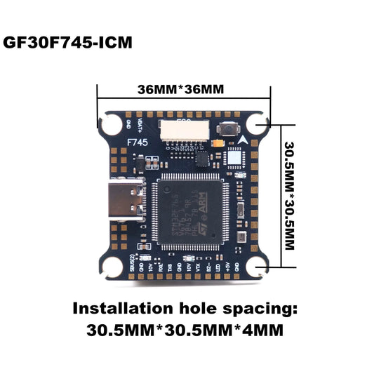 Happy F745 V2 Flight Control 45A/60A 4INI ESC VTX1000 Video 1080P Camera INAV Betaflight Flight Controller RC Drone FPV Racing