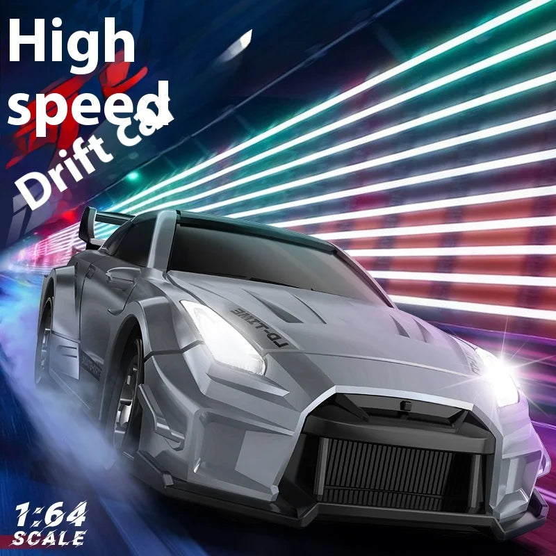 2.4G RC Drift Car 1/64 4WD Remote Control Car High Speed 15KM/H Drive Radio Controlled Mini Racing Car Model Boy Toy Gift