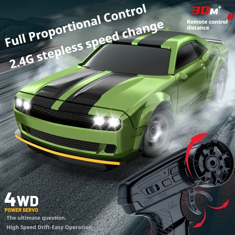 2.4G RC Drift Car 1/64 4WD Remote Control Car High Speed 15KM/H Drive Radio Controlled Mini Racing Car Model Boy Toy Gift
