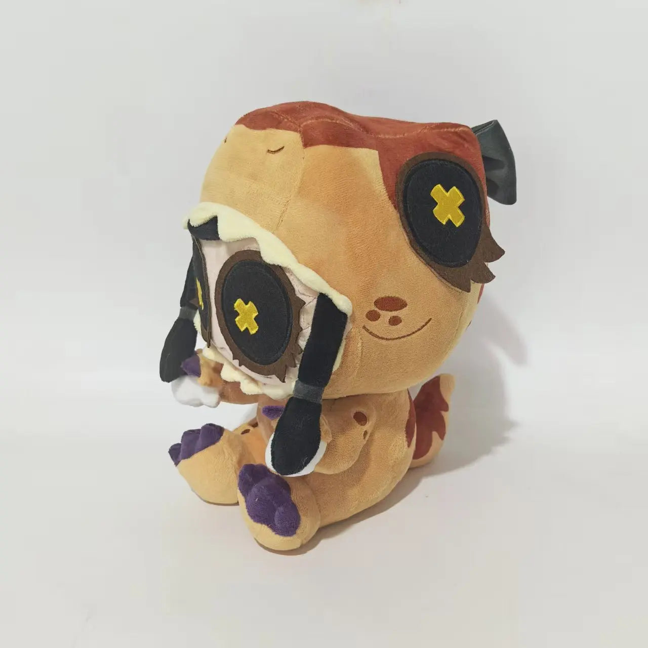 Murder Drone s Plush Doll Detachable Eye Mask Cute Dinosaur Shape Soft Stuffed Toy Collectible For Animation Fans Home Gift
