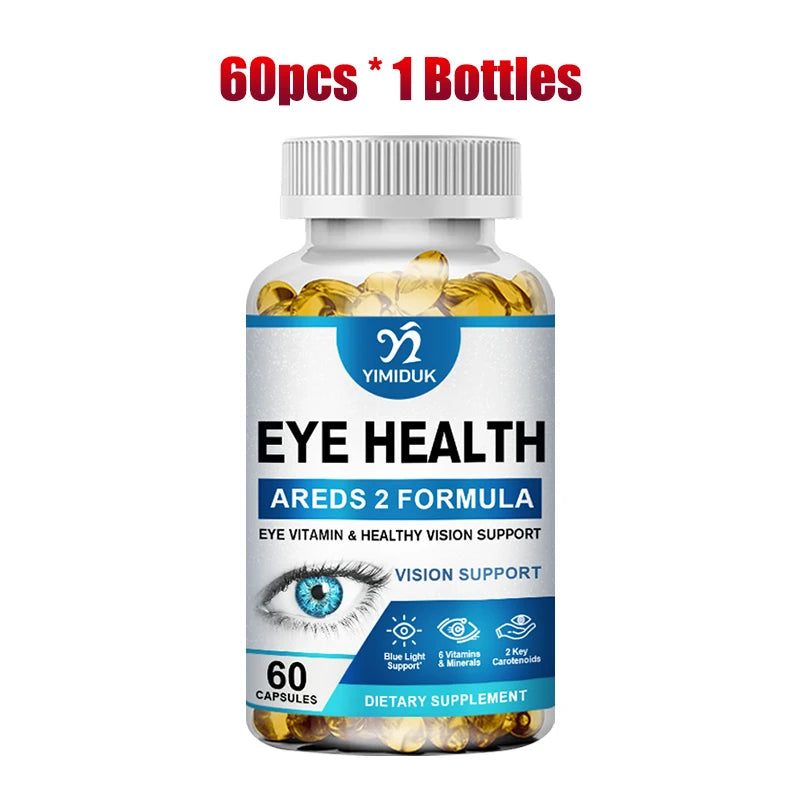 Buy 2 Get 2 Free! Eye Health Capsules, Support Reduces Eye Fatigue, Dryness & Promotes Long-Term Eye Care, Retina, Men & Women