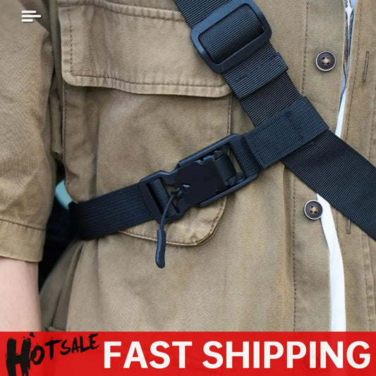 Three Point Auxiliary Shoulder Strap Stabilizer For Sling Packs