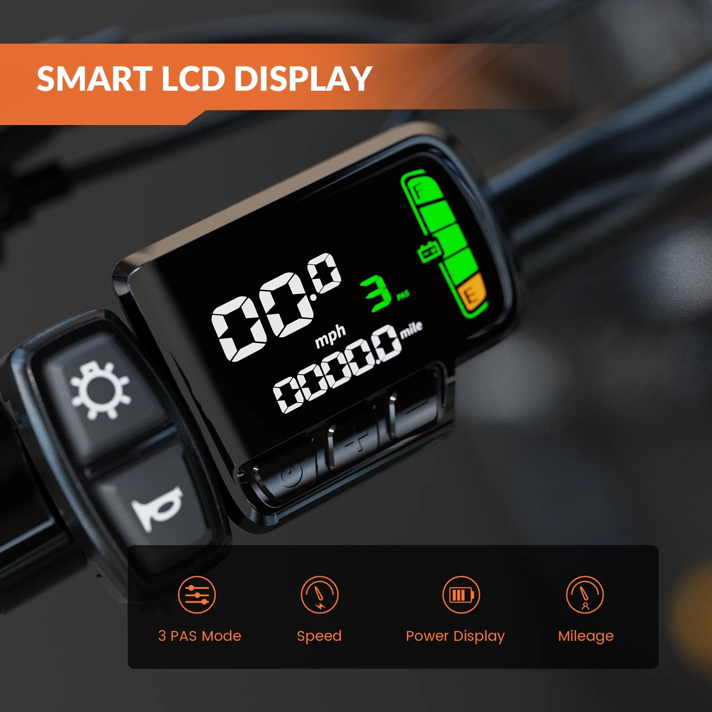 5th Wheel AB17 Electric Bike With 700W Peak Motor Suspension
