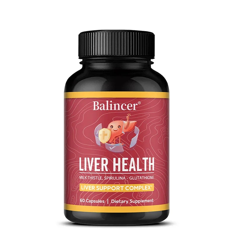 Liver Health, with Dandelion, Milk Thistle Extract, Supports Liver Cleanse, Liver Detox Function, 120 Vegetarian Capsules