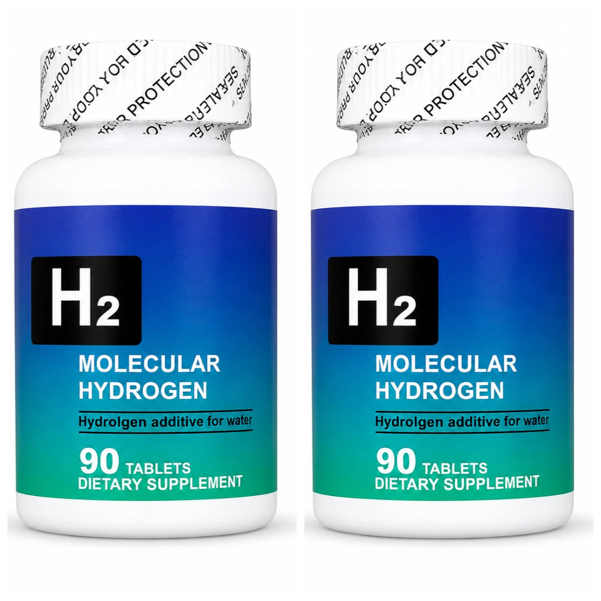Molecular Hydrogen Tablets H2 Magnesium 80mg Antioxidant Energy Brain Health Unflavored Non GMO 90 Tablets Dietary Supplement