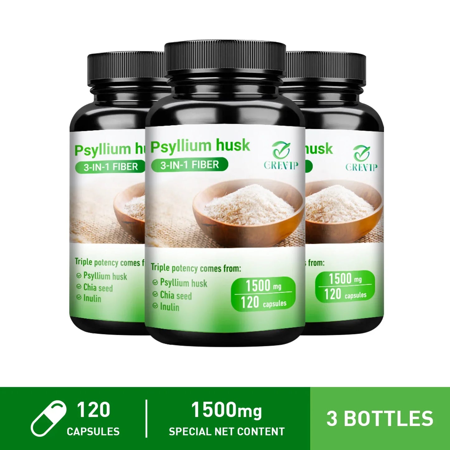 Psyllium Husk - Good for Intestinal Health, Improve Digestion and Reduce Bloating,Improve Metabolism - Natural Soluble Fiber
