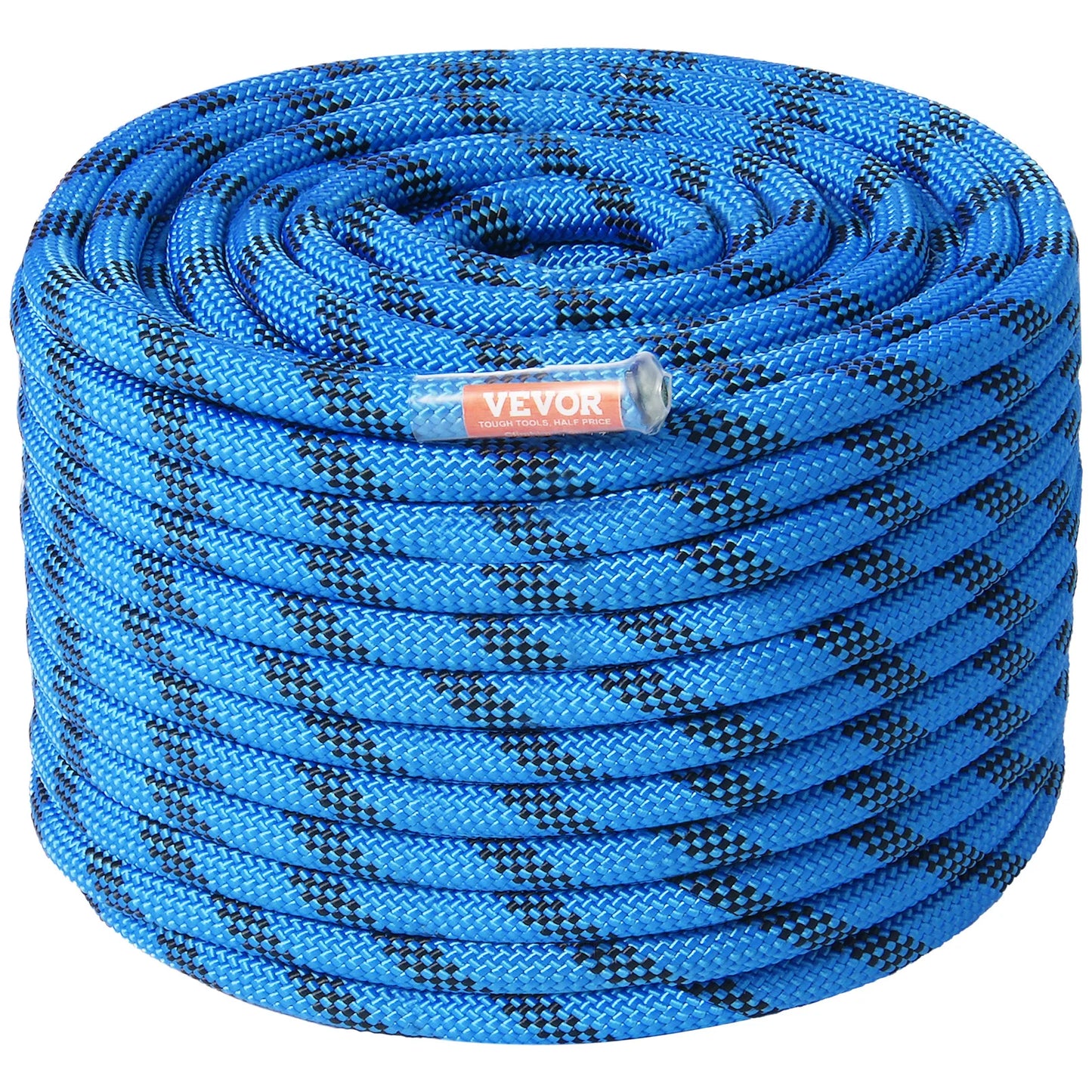VEVOR 12.7mm Static Climbing Rope 30kN Breaking Strength