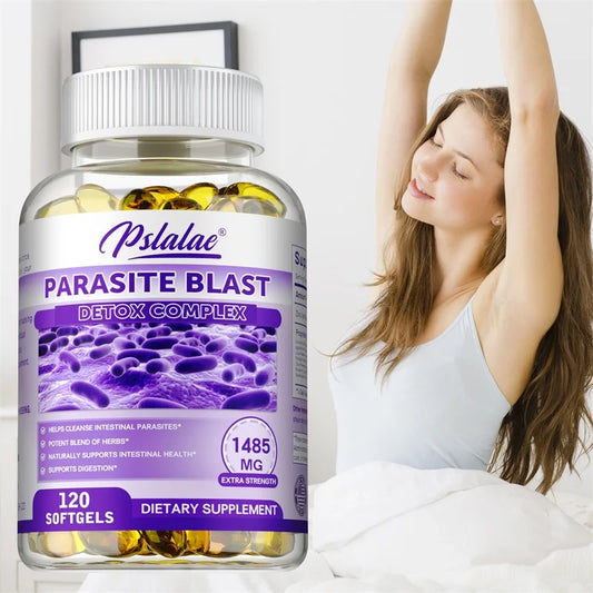 Parasite Blast Detox Complex - Promote Digestive Health, Eliminate Parasites, Detoxify The Intestines, and Enhance Immunity